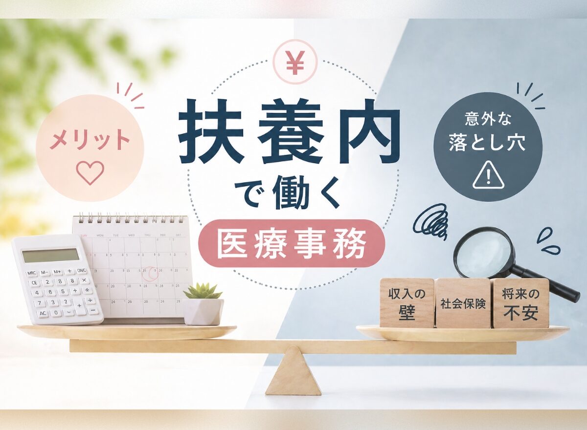 【扶養内で働く医療事務】メリットと“意外な落とし穴”を徹底解説
